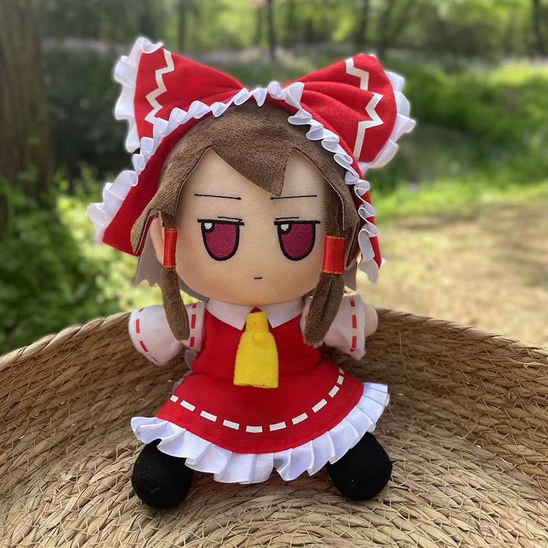 Real Picture TouHou Project Fumo Plush Toy Hakurei Reimu Komeiji Satori Kirisame Marisa Stuffed Anime Plushies Gifts Girl