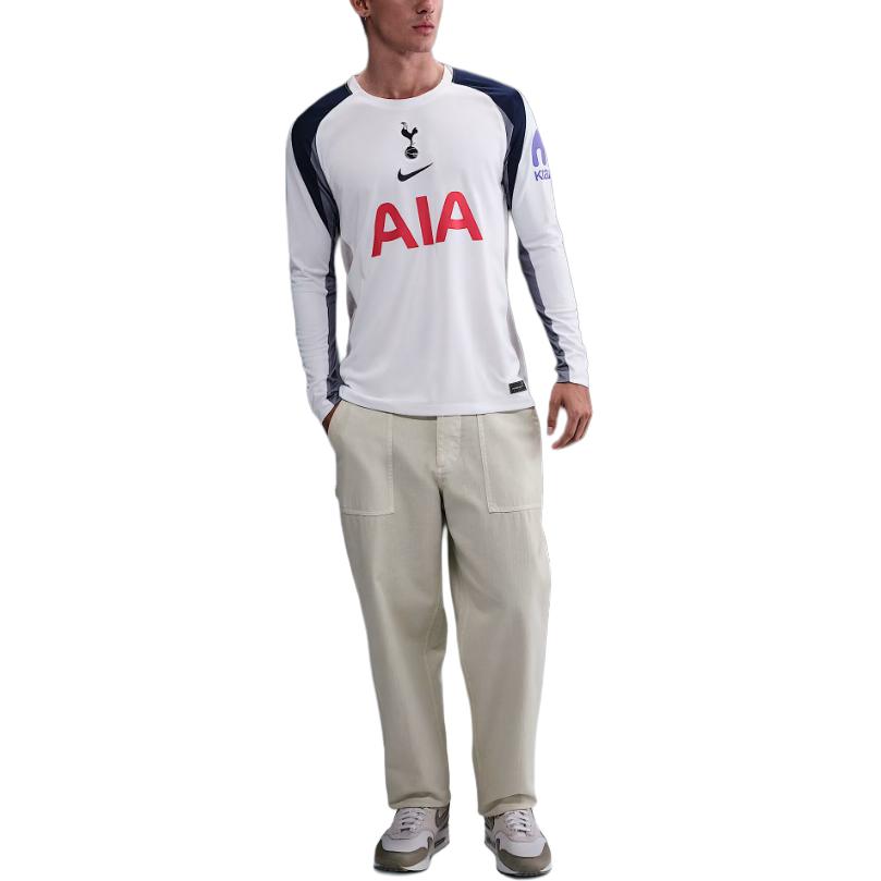 Nike Tottenham Hotspur 2025/26 Stadium Home Men's Nike Dri-FIT Soccer Replica Long-Sleeve Jersey HV9261-101