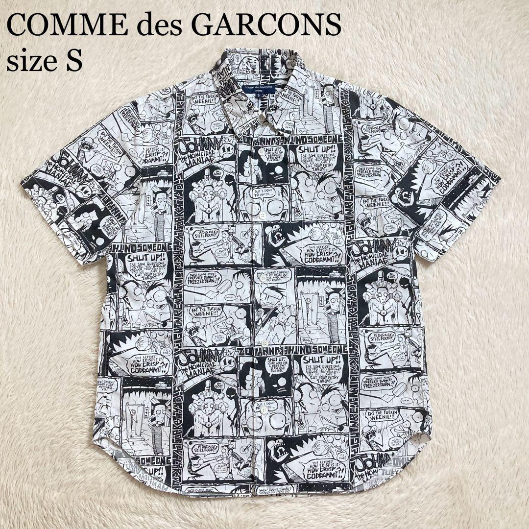 

[USED] Comme des Garçons Homme Short Sleeve Shirt, Comic, Anime, Regular Collar, Cotton