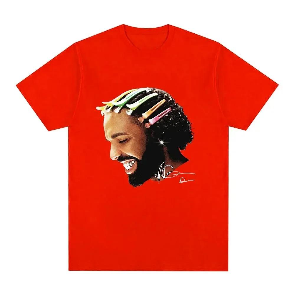 Rapper Drake for All The Dogs Pattern T-shirt Women's Hip Hop Fashion T-shirt Casual T-shirt Plus Size Street Clothing