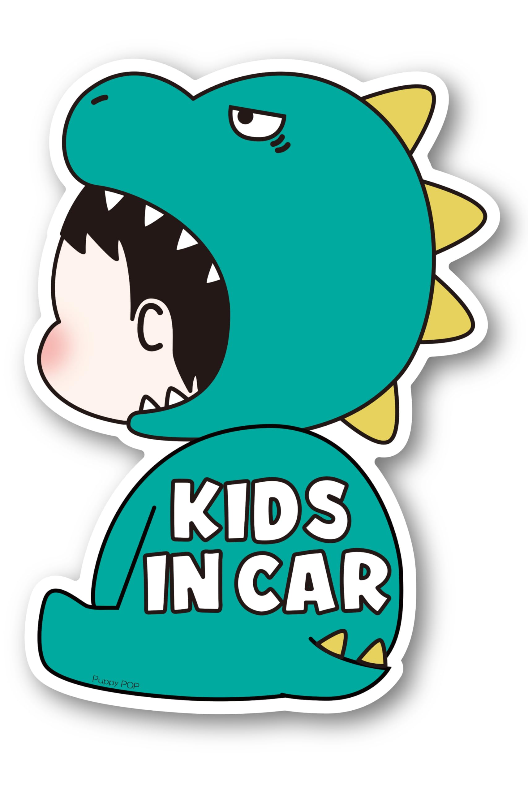 

[Puppy POP] Kids In Car Car Magnet Sticker Kids On Board Kids Onboard Kids Inker [KIDDY POP BOY-A] Depending on the variation