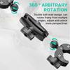Double Clip Crab Clamp Handlebar Mount for GoPro Insta360 One X2 X3 Sports Camera Accessory Motorcycle Bicycle Compatible