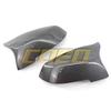 Carbon Fiber Rearview Mirror Cover for BMW F10/F18 (2014-2016) - Durable and Wear-resistant.