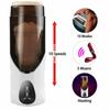 New Automatic Masturbator Cup Male Sucking Heating Telescopic Aircraft Pussy Real Vagina Climax Machine Adult Toy for Men Sex 18