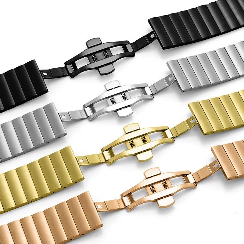 Comfortable strap for Samsung Galaxy Watch Ultra 47mm, stainless steel metal replacement strap, business style