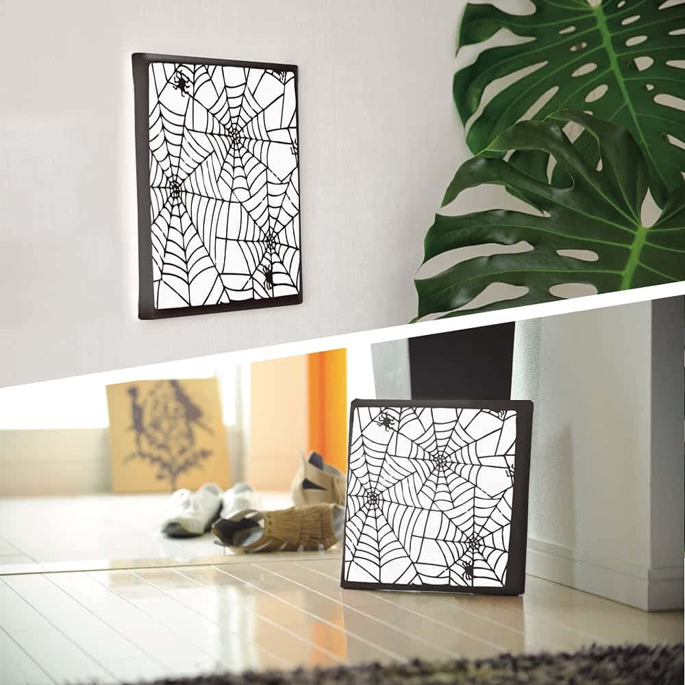 Lib Art Panel 100cm Spider Design Canvas Fabric Wooden Frame Lightweight Modern Interior Decor