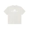 Balenciaga Activewear Logo Letter Print Crew Neck Short Sleeved SS24 T Shirt Loose Fit Unisex White 764235TQVT99016