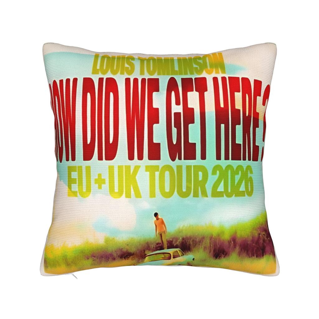Louis Tomlinson How Did I Get Here Pillow Case Comfy Pillow Cover For Chair Sofa Home Decor Morden Pillowcases
