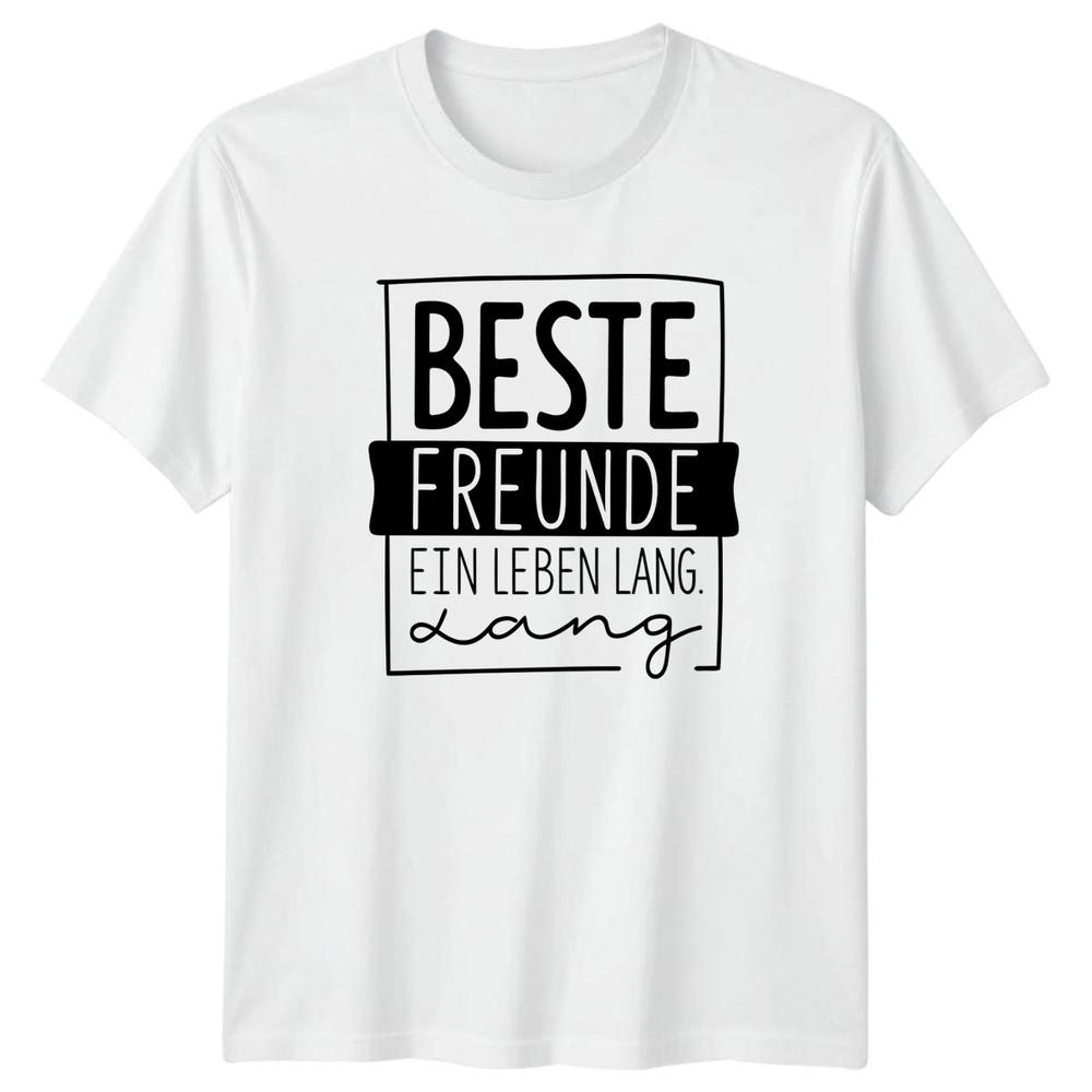 Beste Freunde Ein Leben Lang TShirt GerUnisex Friendship Gift For Him And Her S