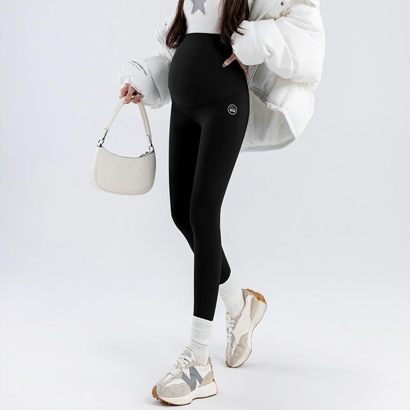 

#Реальное фото - брюки-акула для беременных, необработанные, высокая эластичность, верхняя одежда, облегающие, повседневные, простые брюки для йоги 3XL чёрный