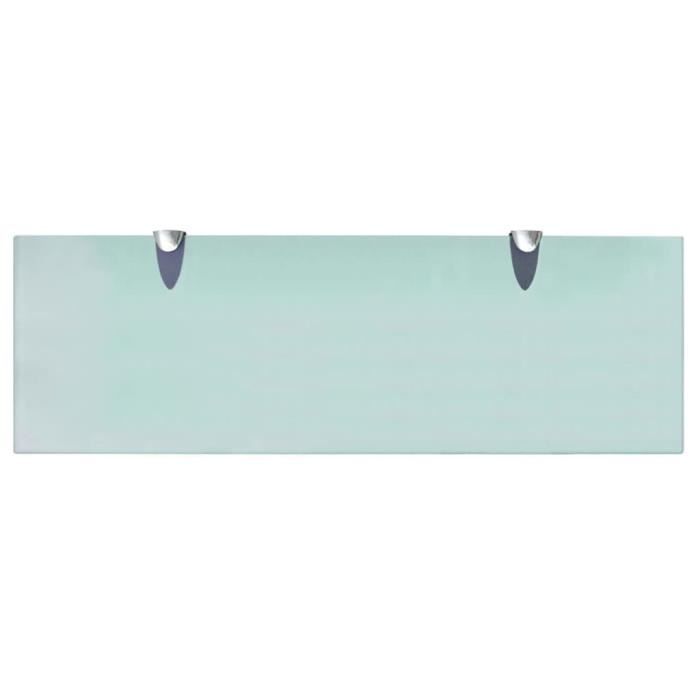 VidaXL Étagères murales 2 pcs Verre 60x20 cm 8 mm