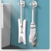 No Trace Hook Mop Rack Bathroom Punch-free Mop Hook Wall-mounted Broom Card Holder Mop Clip Hanger