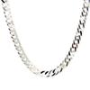 Made In Italy Silver 925 Double Kihei Necklace M1 Silver Double Width 12mm Thick Thickness Length [Silver One] Men's [White 6-sided 3.5mm 56cm]