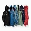 Solid Color Hoodie Men Fashion Zip Up Long Sleeve Oversized Jacket Coat Harajuku Gothic Hooded Sweatshirt