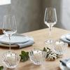Shell Shape Glass Candle Holders with Clear Fluted Texture, Decorative Table Decors Candlestick Display for Desk, Side Table, Shelf, Bedroom, and