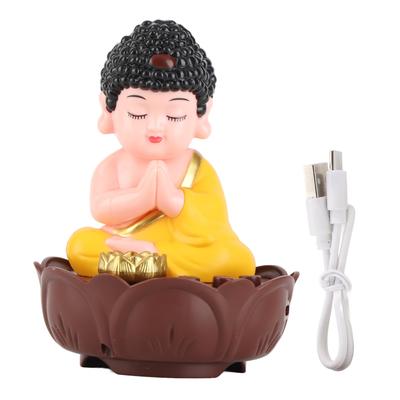 Laulav Buddha kuju USB-laetav Laua Buddha dekoratiivkuju heliga Lauale Autosse