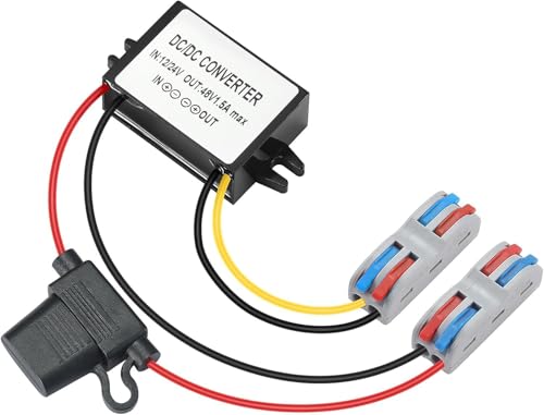 

Повышающий преобразователь постоянного тока 10-30 В в 48 В, Преобразователь напряжения 10 В/12 В/24 В/30 В в 48 В 1,5 А 72 Вт МАКС. Мощный трансформатор для автомобиля, светодиодного освещения, грузовика, прибора