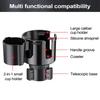 Car Cup Holder Expander Adjustable Car Holder Expander for Large Cups Secure Fit Adapter Multi-Functional for Smartphone Tumbler