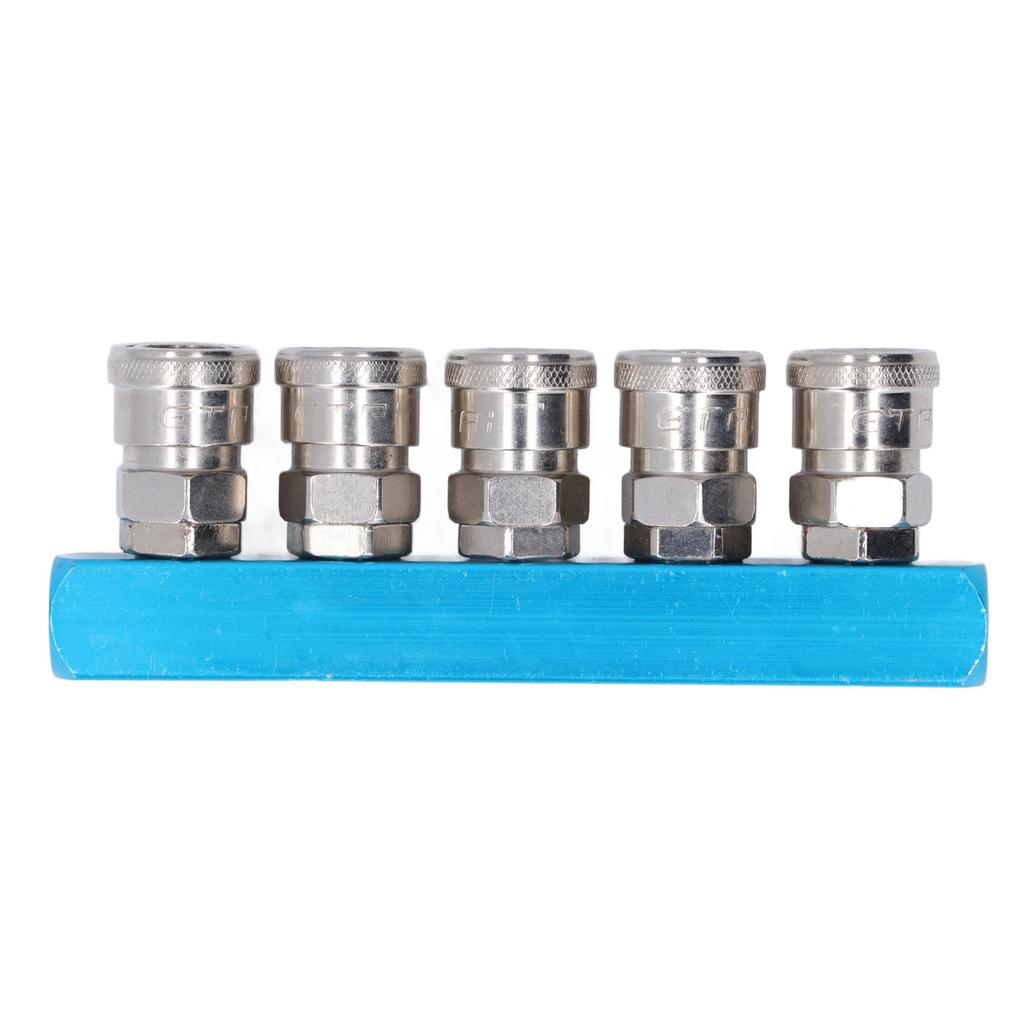G14 Air Distribution Block Straight Air Hose Splitter Pneumatic Manifold with ConnectorSML?6