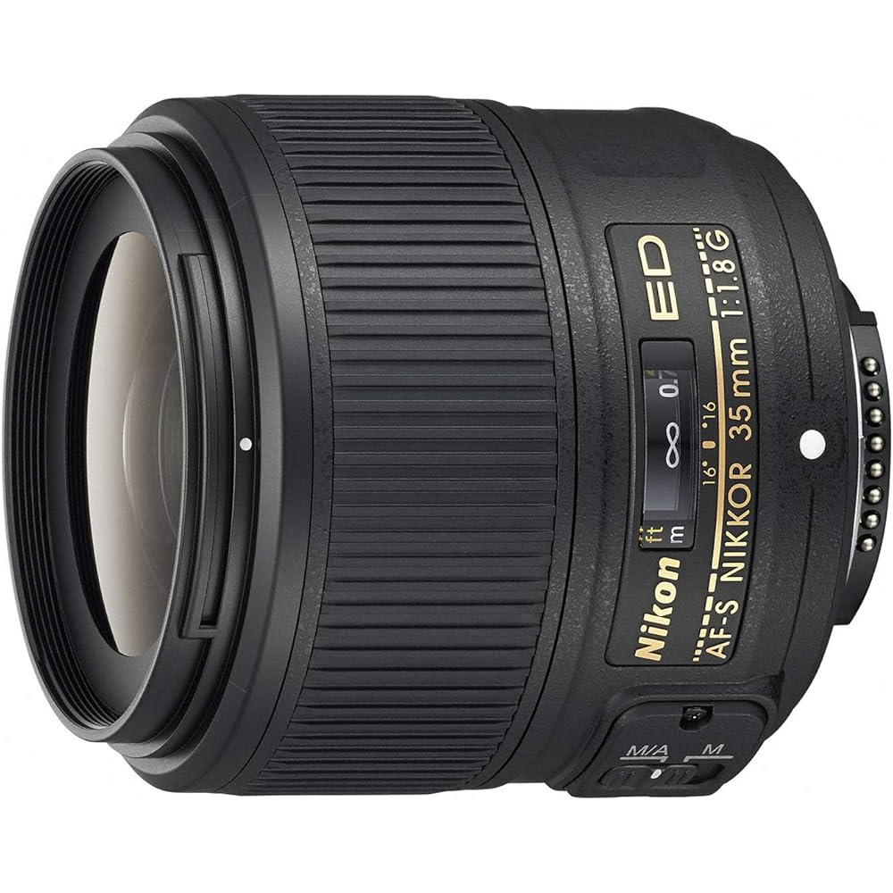 

Nikon Single Focus Lens AF-S NIKKOR 35mm f/1.8 g ED Full Size Compatible