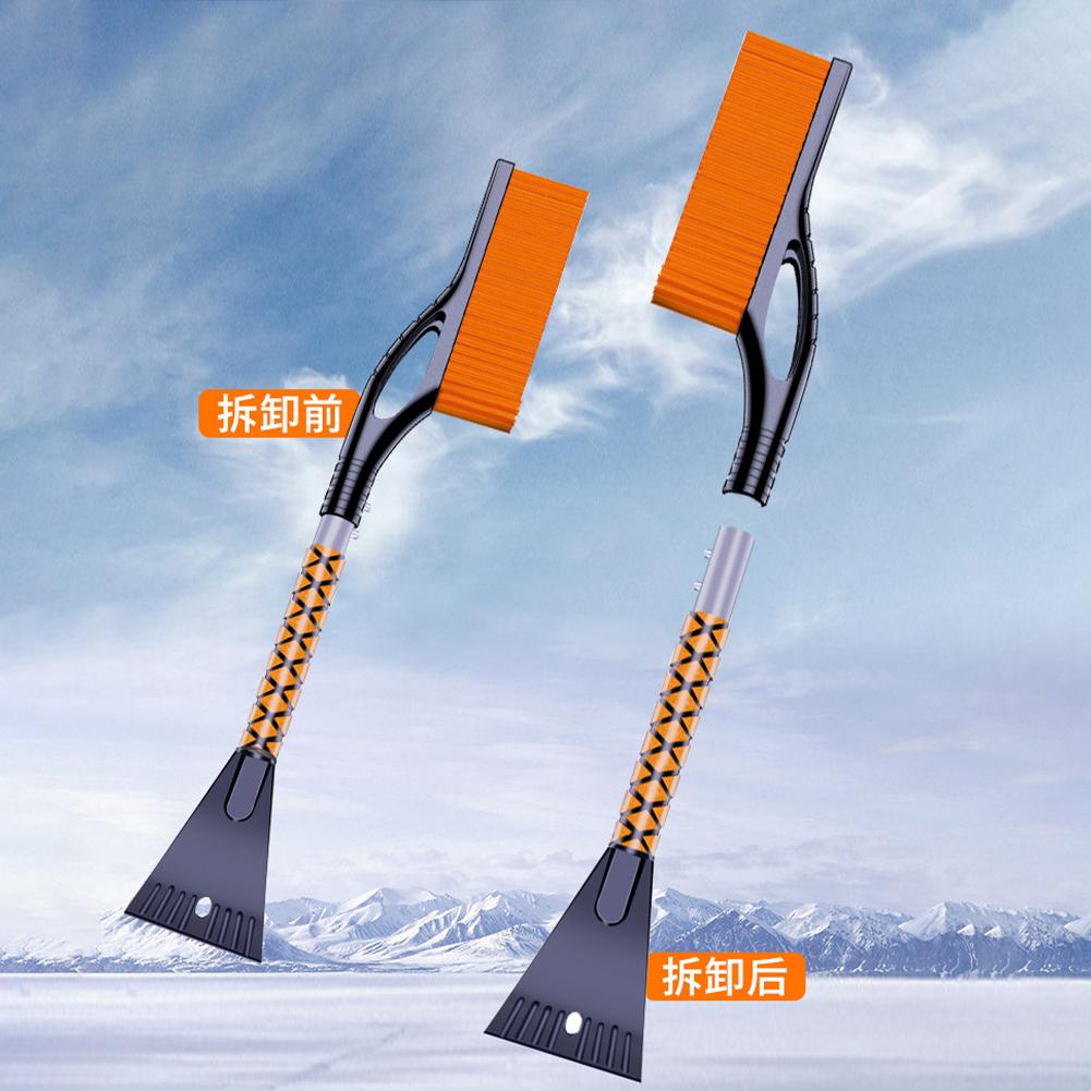 Car Snow Brush With Ice Scrapers For Car Windshield And Window Car Snow Scraper And Brush With Ergonomic Foam Grip Snow Sho A8g1