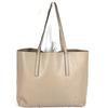 FENDI With porch Logo F-Is Bag Shoulder Bag Tote Bag Shoulder Bag Leather Beige