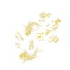 Chinese New Year Wall Sticker Spring Festival Decorations Gold Powder Shiny Shop Windows Doors Decals
