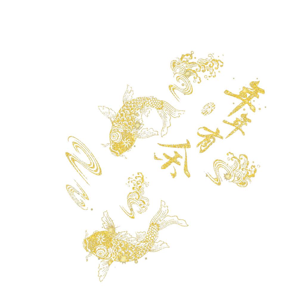 Chinese New Year Wall Sticker Spring Festival Decorations Gold Powder Shiny Shop Windows Doors Decals