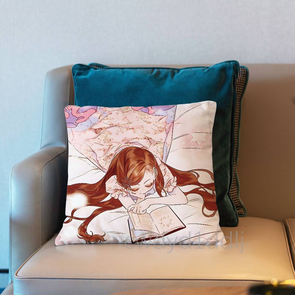 

SSugar SSugar Rune Anime Pillow Case Short Plush Sofa Decorative Gift Home Doublesided Printing Cushio 30x30cm