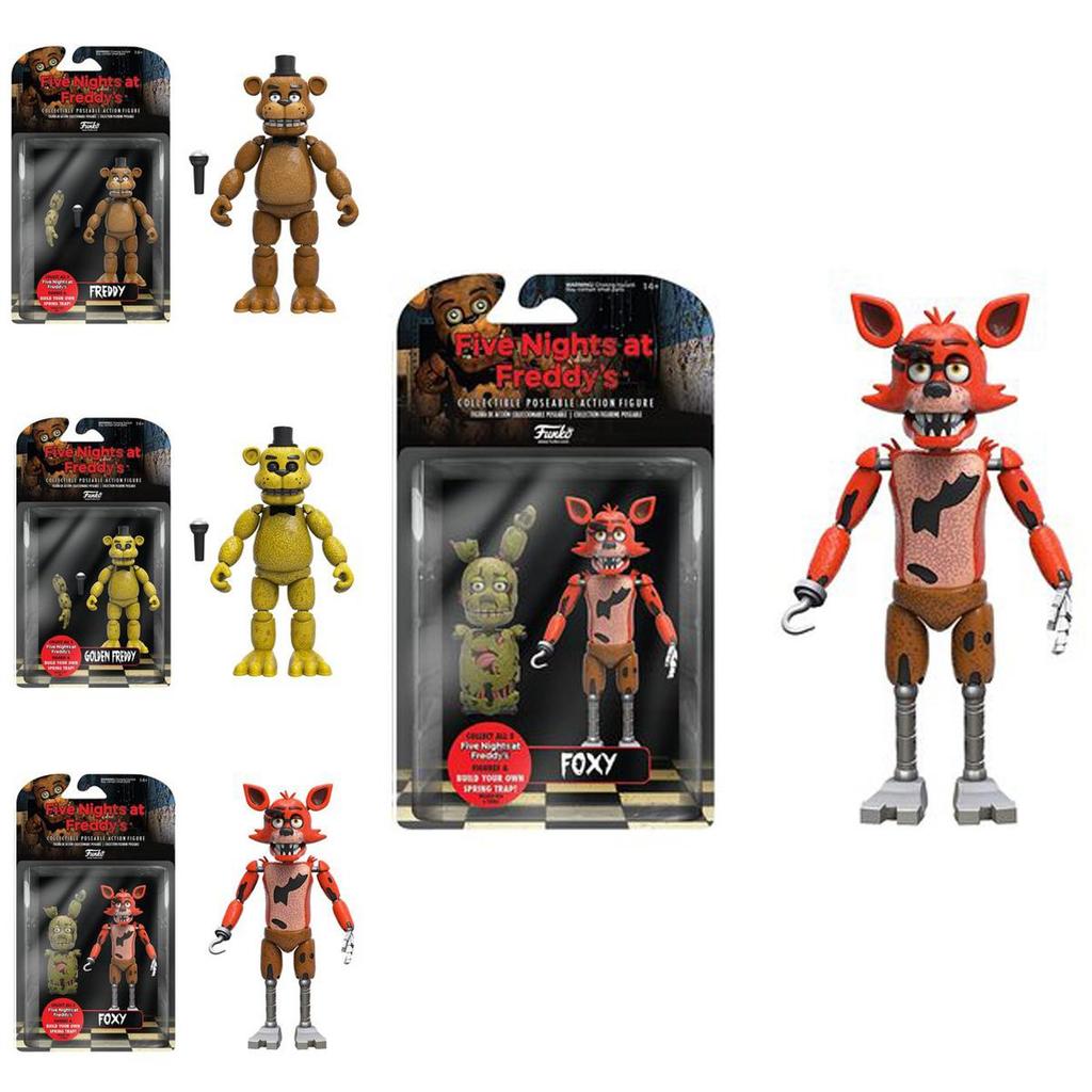 Fnaf Five Nights At Freddy's Action Figure Articulated Golden Freddy For Kids