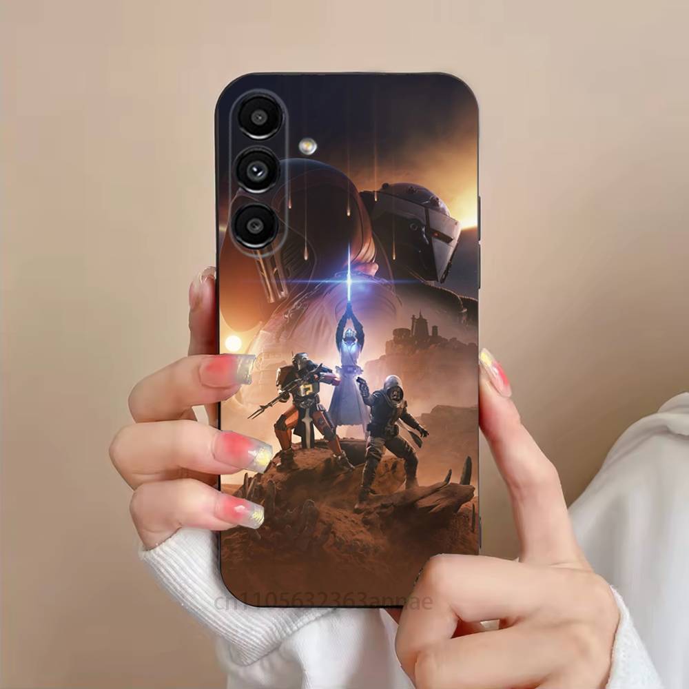 Destiny 2 Game Silicone Phone Case For Samsung S25,24,21,22,23,S30,Ultra,S20,Plus,Fe,Lite,Note,S10,S9,Black Soft Shell