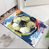 Benutzerdefinierter Fußball-Teppich mit Namen, für Bürostuhl, Wohnzimmer, Schlafzimmer, Küche, Dekor, Geschenke.