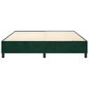 Vidaxl Bedframe Zonder Matras, Donkergroen, 160X200 Cm, Fluweel