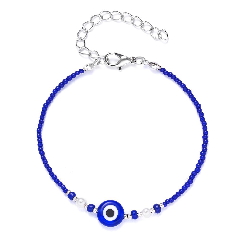 New Fashion Turkish Lucky Evil Eye Bracelets For Women Men Handmade Blue Eyes Beads Bangles Good Luck Wealth Jewelry Gifts
