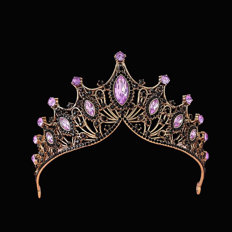 Bridal Crown Headband Headband Wedding Korean Style Birthday Adult Gift Crystal Crown Princess Dress Hair Accessory