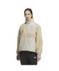 Adidas KTX54 Fleece Warding Jacket in Magic Beige Women's Loose-Fit Full-Zip (JG8222)