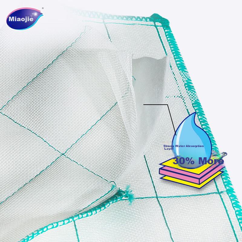 MIAOJIE Cotton Soft Cleaning Cloth, 30*30cm, 12-Pack, Kitchen Dishwashing Cloth, Strong Absorbent Towel, Wipes Grease Off