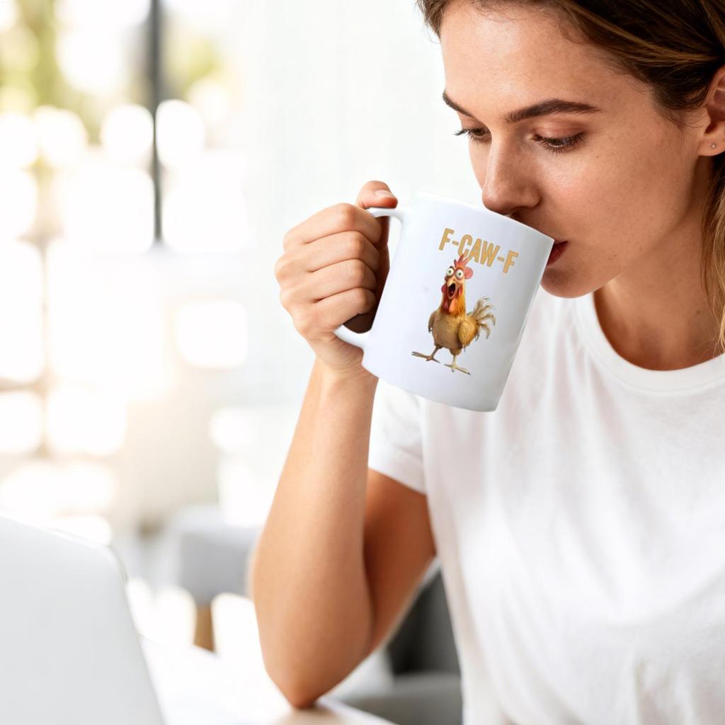 Chicken Mug 11oz Animal Themed Ceramic Tea Cups Microwave Dishwasher Safe Coffee Mugs Farmhouse Funny Chicken Lover Gifts