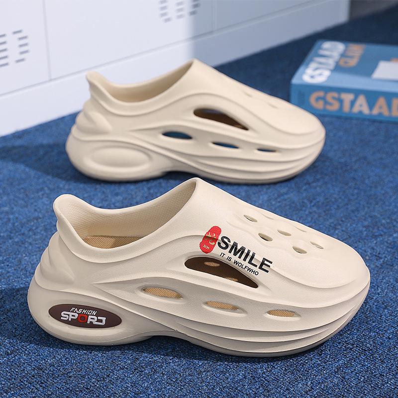 Men s 2025 Summer Thick Sole Soft Sandals - Outdoor Anti-slip Cushion Slippers 43