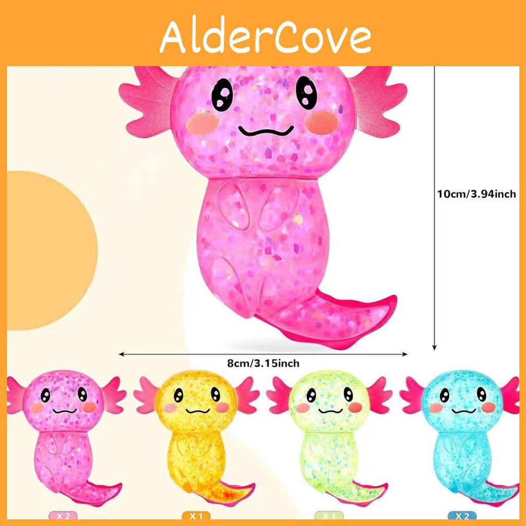 Axolotl Small Stress Relief Toy With Rebound Tpr Material For Students And Kids