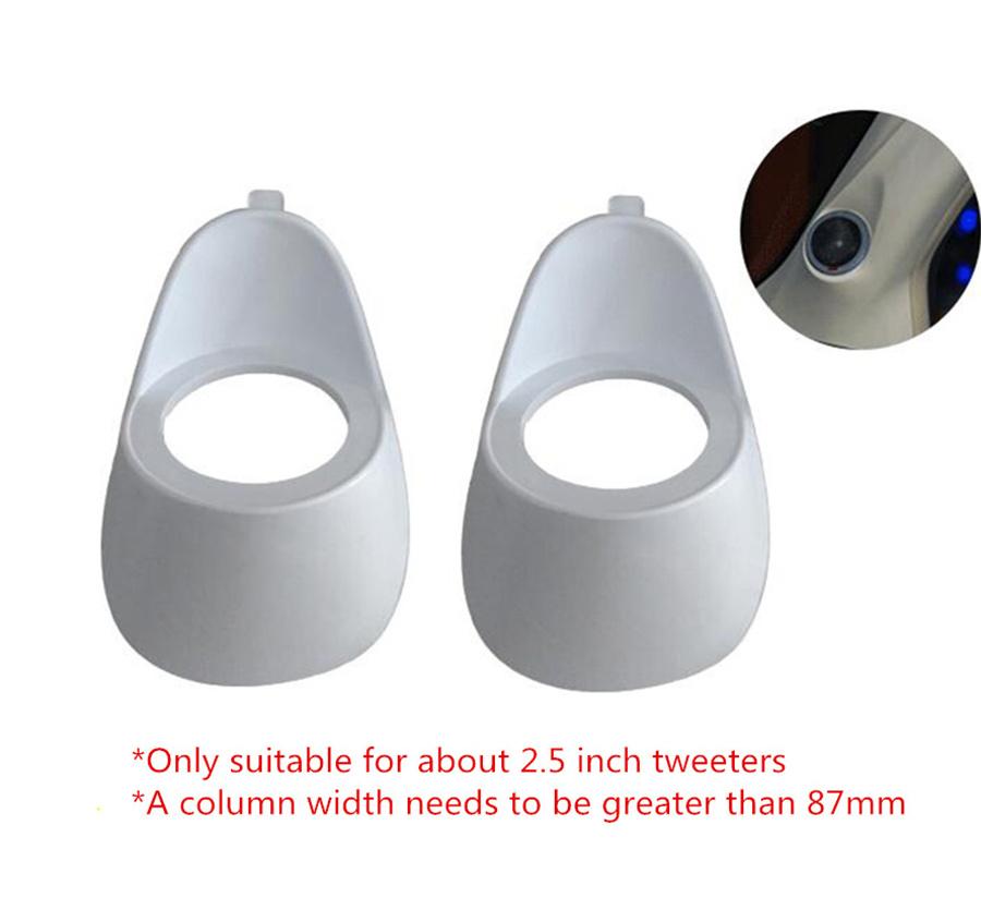 A-Pillar Speaker Bracket White 2-Way Pair