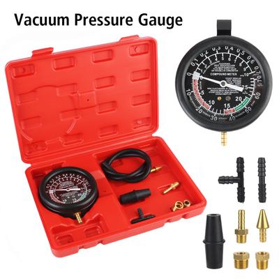 Mit Adapter Vakuumsaugmotor Kompressionsmessgerät Automobil Zylinderprüfgerät Kit Auto Abgassystem Diagnosewerkzeuge Manometer