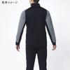 Mizuno Soft Dry Knit Training Slim Deep Navy with Charcoal Size L Size Jacket, Fit, 32MC9116, Heather, (Japan L)