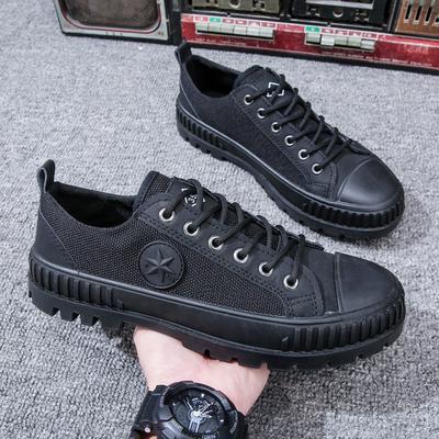 Men's Outdoor Shoes Men Non-slip Wear-Resistant Working Shoes Man Work Low-top Military Training Shoes Labor Insurance Sneakers
