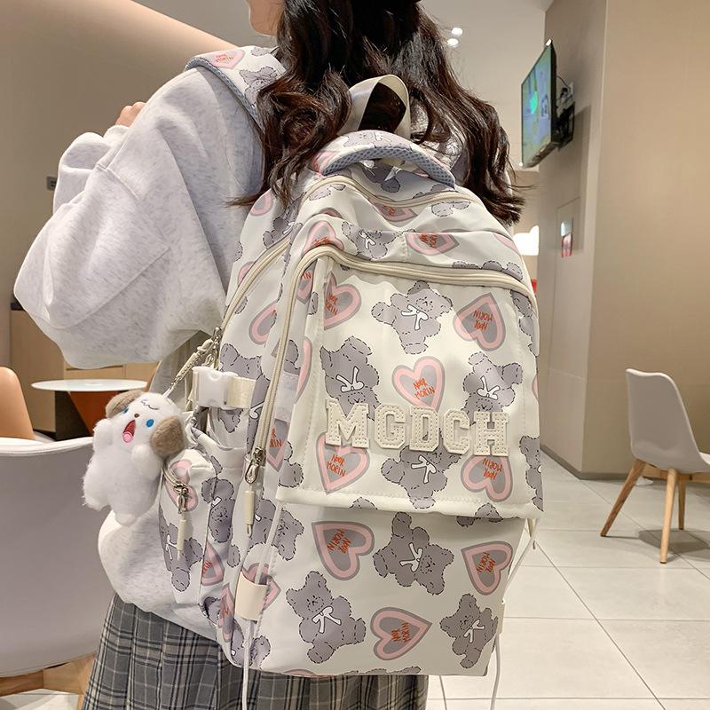 Children's Schoolbag College Student Girl High School Student Love Backpack Junior High School Student Primary School Student Backpack