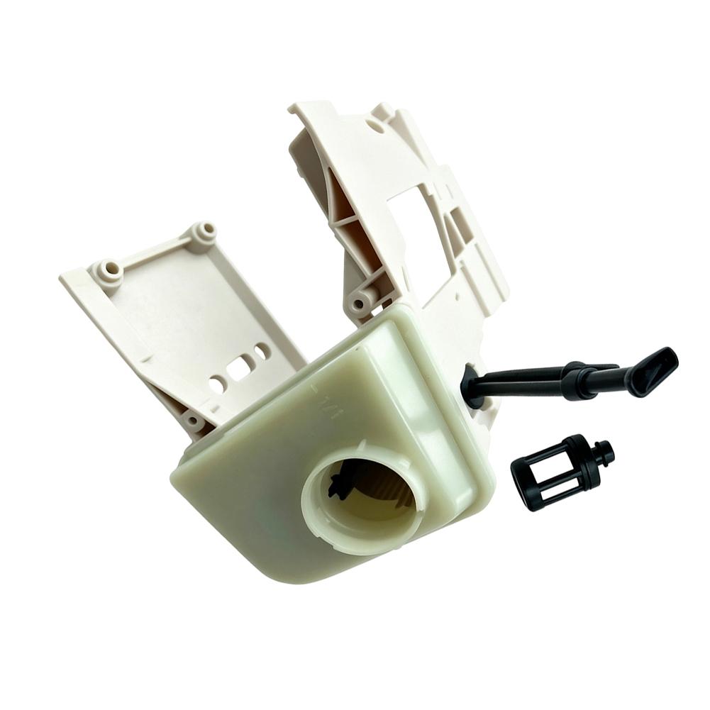 Fuel Tank Housing With Filter For MS200T 020T Chainsaw Parts 1129 350 0853 1129 350 0806 Replacement Shell Assembly