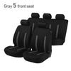 AUTO PLUS Sporty Car Seat Covers Polyester Fabric Full Set Universal Size Seat Covers Fit For SUV Truck Van Accessories Interior
