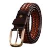 Belt Men'S Men'S Leather Belt Handwoven Casual Versatile Simple Trendy Belt