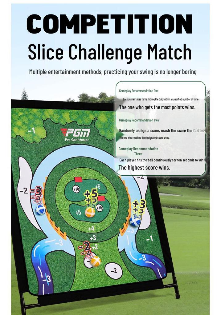 PGM Golf Practice Swing Target Mat Set for Indoor Use
