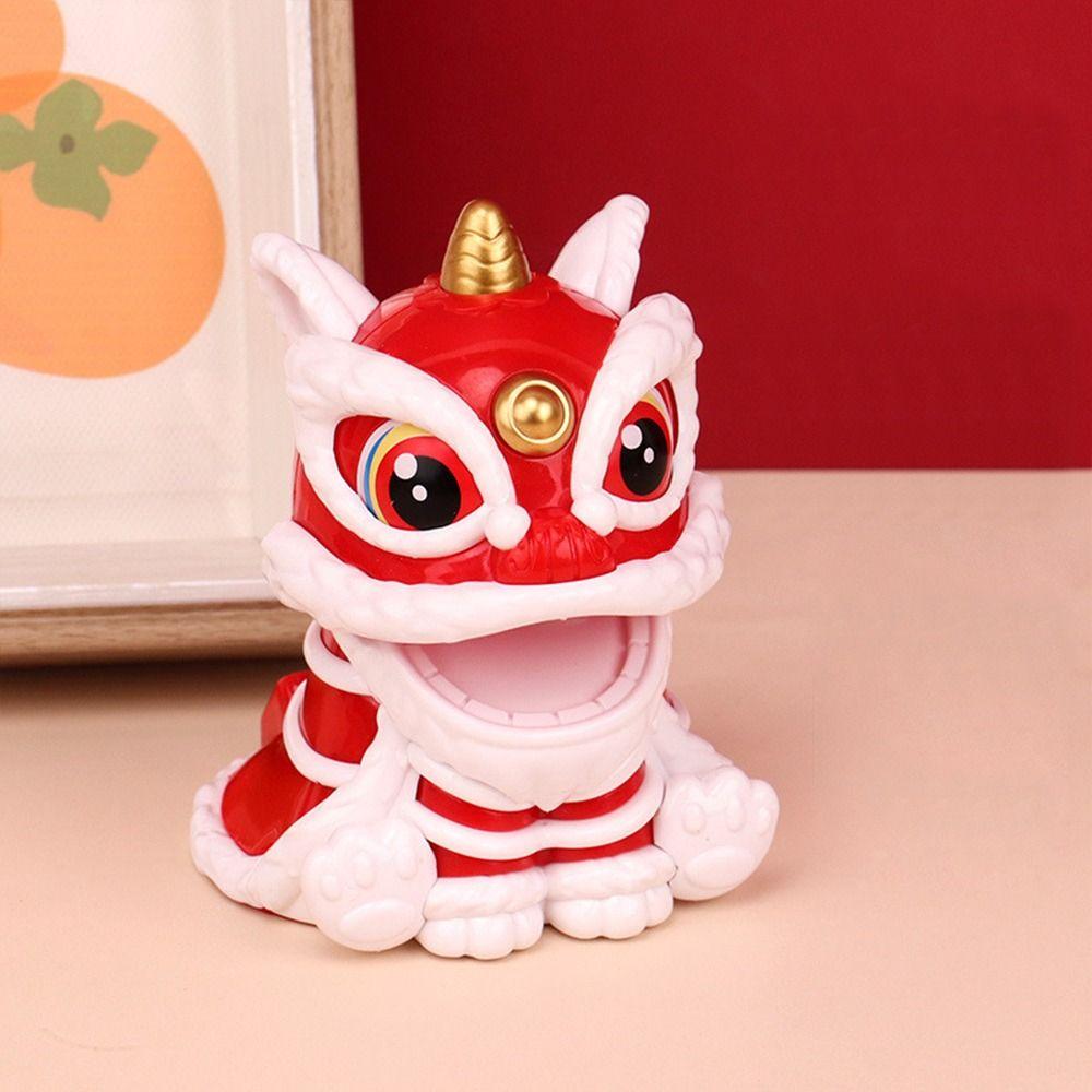 Good Fortune Solar Energy Shakes Head Lion Best Wishes Nation Tide Lion Children Toys Gifts